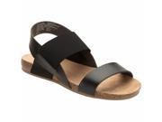 Faded Glory Women s Two Band Sandals 7 Black