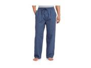 Fruit of the Loom Men s Woven Plaid Sleep Pant Blue Check Small