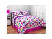 Latitude Bright Hearts Bed in a Bag Bedding Set