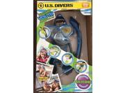 U.S. Divers Youth Silicone Snorkeling Set Small 9 13 Blue Gray