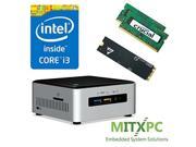 Intel Core i3 6100U NUC Mini PC w 32GB DDR4 512GB M.2 SSD 2.5 Support NUC6i3SYH
