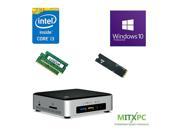 Intel BOXNUC6i3SYK Core i3 6100U NUC Mini PC w 32GB DDR4 1TB M.2 SSD Windows 10 Pro