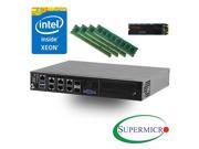 Supermicro SYS E300 8D Intel Xeon D 1518 Dual 10GB LAN Server w 8GB RDIMM 128GB M.2 SSD Configured and Assembled by MITXPC
