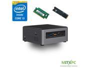 Intel BOXNUC7i3BNH Core i3 7100U NUC Mini PC w 16GB DDR4 512GB NVMe M.2 SSD