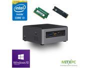 Intel BOXNUC7i3BNH Core i3 7100U NUC Mini PC w 16GB DDR4 1TB NVMe M.2 SSD Windows 10 Pro