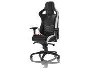 noblechairs Epic Series Real Leather Gaming Chair – Black White Red