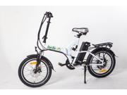 Best Value for money electric bike by Greenbike USA FULL SUSPENSION WHITE