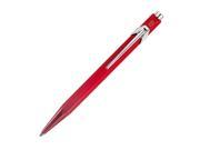 Caran d Ache Swiss Made Metal Ballpoint Pen Metallic Red