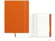 Filofax Refillable A5 5.8 x 8.3 Ruled Notebook Orange