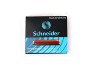 Pk 6 Schneider Fountain Pen Ink Cartridges Red