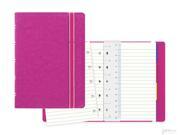 Filofax Refillable Pocket Size 3.5 x 5.5 Ruled Notebook Fuchsia