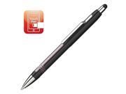 Schneider Epsilon Touch Retractable Viscoglide Ballpoint Pen Black Pink