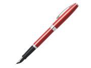 Sheaffer Sagaris Fountain Pen Metallic Red Medium Nib
