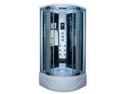 Shower Room With LCD Display Massage Jets LED Lights Radio 8004 AS Home Modern SPA Freestanding Bath Sauna Computer control panel