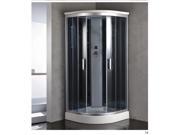Luxury Kokss 9918 Shower enclosure 36? x 36? Multi function hand shower and overhead rain. Modern shower enclosure with futuristic look Computer control panel