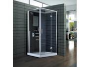 Luxury Kokss 9050 Shower enclosure 40? x 40? Hand shower overhead rain with bluetooth. Modern shower enclosure with futuristic look