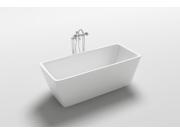 Kokss Garda 60 Freestanding Modern Seamless Soaking Acrylic Bathtub