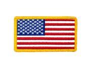 AMERICAN FLAG PATCH W HOOK