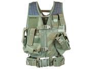 CROSSDRAW TACTICAL VEST YOUTH SIZE OLIVE