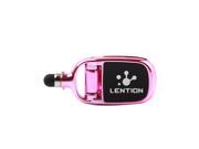 LENTION 2in1 Touch Screen Pen Stylus with Mini Cell Phone Stand Capacitive For Smartphone Pink