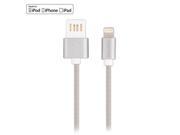 LENTION Double Sided 1M Lightning to USB Cable Sync Charger Data Cable for Apple iPhone iPod iPad Gray
