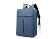 CoolBell Slim Polyester Backpack for Laptop Notebook up to 14.4 Light Blue