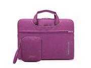 CoolBell 13.3 Inch Lightweight Business Shoulder Bag Computer Messenger Bag Briefcase Handbag Tote for Men Women Purple