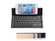 Bluetooth 3.0 Wireless Mini Folding Keyboard 58 Keys for IOS Mobile Phone Android Windows Tablet Portable Rechargeable Keyboard