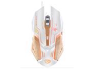Wired mouse mechanical gaming mouse dazzle light professional mouse Internet bar USB notebook computer mouse 2400 dpi 6Key