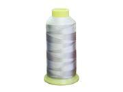 SODIAL Stronger 5000m Cones Bobbin Thread Filament Polyester for Embroidery Machine White
