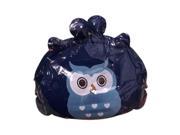 Girl s Cartoon Owl Silicone Jelly Wallet Bag Keys Coin Purse blue