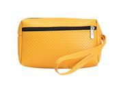 Women s Key Bag Faux Leather Purse Wallet yellow