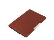THZY Kindle Paperwhite Kindle paperwhite two use PU leather cover magnet featured Brown