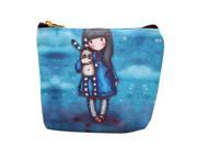 Lady Girls Small Canvas Purse Wallet Coin Type 1