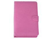 Leather Style Cover Case with USB Keyboard for 7 inch Tablet PDA Android PC Standard USB 2.0 keyboard pink