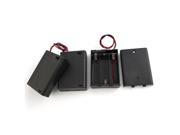 THZY 3Pcs Plastic 3 x AA Batteries Battery Holder Case Box w On Off Switch