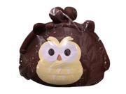 Girl s Cartoon Owl Silicone Jelly Wallet Bag Keys Coin Purse brown