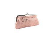 Women Sequins Clutch Evening Party Phone Bag Wallet Purse pink