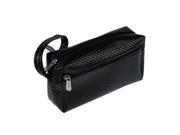 Women s Key Bag Faux Leather Purse Wallet black