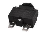 THZY AC 125 250V 10A Circuit Breaker Thermal Overload Protector Black