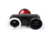 Photo Lens Kit Double Fish Eye Macro Wide Angle Lens for iPhone 5 5S