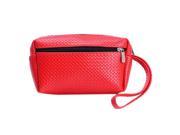 Women s Key Bag Faux Leather Purse Wallet red