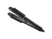 JADEEMPRESS Not to hurt the hair straightener and curling burn proof electric comb straight comb BRUSH IRON electric plywood Black