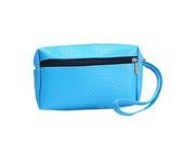 Women s Key Bag Faux Leather Purse Wallet blue