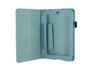 THZY Slim Folding Smart Cover Case for Kindle Fire HD 6 With Auto Wake Sleep with Screen Protector and Stylus Sky Blue
