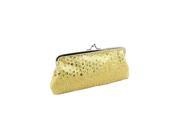 Women Sequins Clutch Evening Party Phone Bag Wallet Purse gold