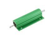 THZY Chassis Mounted 100W 2 Ohm 5% Aluminum Case Wirewound Resistor Green