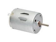5000 RPM 6V High Torque Cylinder Magnetic Electric Mini DC Motor Silver