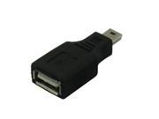 5 x USB A female miniUSB male USBAB M5AN Black 5pin black