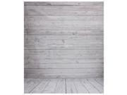 2*1.5m Vintage Grey Wooden Wall Floor Studio Props Photography Backdrops Background